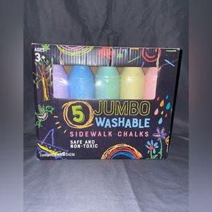Jumbo sidewalk chalk never been opened